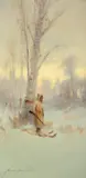 The Trapper by Sydney Laurence, oil on canvas, sold Jul 2016