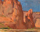 Edgar Alwin Payne, In Canyon de Chelly, oil on canvas laid on board