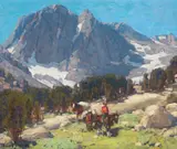Edgar Alwin Payne, Sierra Trail, oil on canvas
