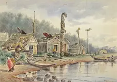 Theodore J. Richardson, Wrangell, Alaska, watercolor