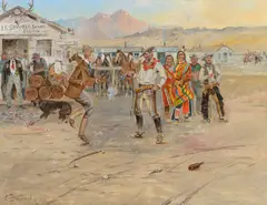 Charles Marion Russell, The Tenderfoot, 1897, oil on board