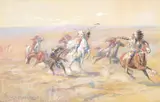Charles Marion Russell, When Sioux and Blackfoot Meet