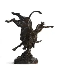Robert M. Scriver, An Honest Try, bronze