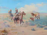 Olaf Carl Seltzer, The Mad Cow, oil on canvas