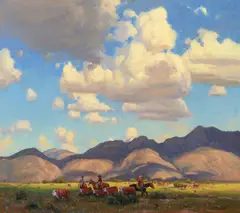 Phil Starke, Summer Skies, oil on canvas