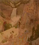 Gunnar Widforss, Lower Falls of the Yellowstone