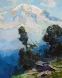Eustace Paul Ziegler, Light and Shadow, Mt. Rainier