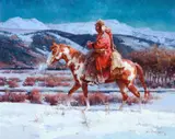 Roy Andersen, The Silent Trail, oil on canvas
