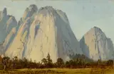 Albert Bierstadt, Cathedral Rocks – Yosemite Valley