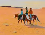 Gerard Curtis Delano, Three Riders