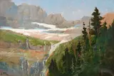 John Fery, Grinnell Glacier, oil on canvas