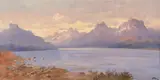 Jackson Lake by John Fery, oil on canvas, sold Jul 2015