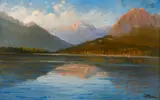Lake McDonald by John Fery, oil on canvas, sold Jul 2015