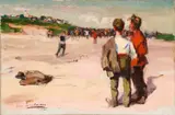 Leon Gaspard, Beach Scene