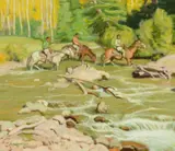 Ernest Martin Hennings, Crossing the Stream