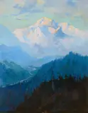 Mt. McKinley by Sydney Laurence, oil on board, sold Jul 2015