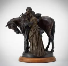 James Nathan Muir, The Last Embrace, bronze