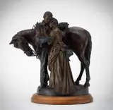 James Nathan Muir, The Last Embrace, bronze