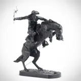 The Broncho Buster #177 by Frederic Remington, bronze, sold Jul 2015