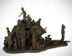 Cheyenne to Deadwood by Scott Rogers, bronze, sold Jul 2015