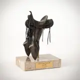 Paul Rossi, The Great Saddles of the West, 1971, bronze
