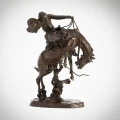 Charles Marion Russell, A Bronc Twister, bronze