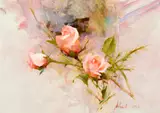 Richard Schmid, Roses of Light, 2002, oil on canvas