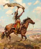 De Cost Smith, The Signal, 1905, oil on canvas