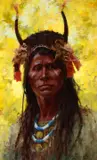Howard Terpning, Black Horned Bonnet
