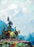 Eustace Paul Ziegler, Mt. McKinley and Horseman