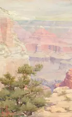 Louis Akin, Grand Canyon, 1904, oil on canvas