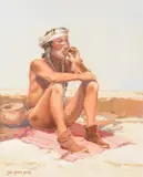 Carl Oscar Borg, Navajo Man