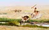 John Clymer, Water, Water – Overland Astorians – 1811