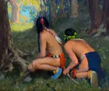E. Irving Couse, Surprised