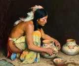 E. Irving Couse, The Pottery Maker