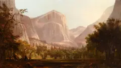 Edwin Deakin, Yosemite Encampment, 1872, oil on canvas