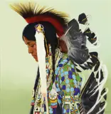 Donald Crowley, Dorina, oil on board