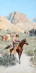 Henry Farny, Strange Country, 1891, gouache on paper