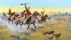 Nicholas Firfires, The Victory Ride, 1986, oil on canvas