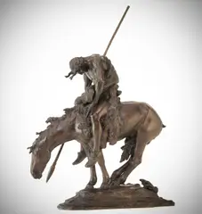James Earle Fraser, The End of the Trail, bronze