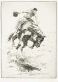 Elling William Gollings, Go to It, 1930, etching on paper