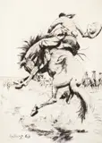 Elling William Gollings, Wild and Rugged, etching on paper