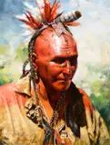Robert Griffing, Ottawa Chief, 2003, oil on canvas