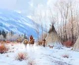 Providers by Martin Grelle, 1998, oil on canvas, sold Jul 2014
