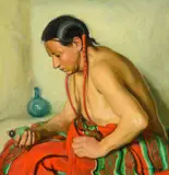 Ernest Martin Hennings, Indian with Fetish
