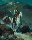 Frank Tenney Johnson, The Moonlit Trail