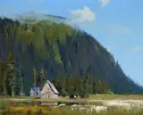 Near Juneau, Alaska by Sydney Laurence, oil on canvas, sold Jul 2014