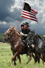 Custer, Before the Storm by Bruce K. Lawes, 2014, oil on canvas, sold Jul 2014