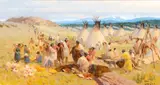 Tom Lovell, Pecos Pueblo study