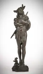 Hermon Atkins MacNeil, A Chief of the Multnomah Tribe, 1905, bronze